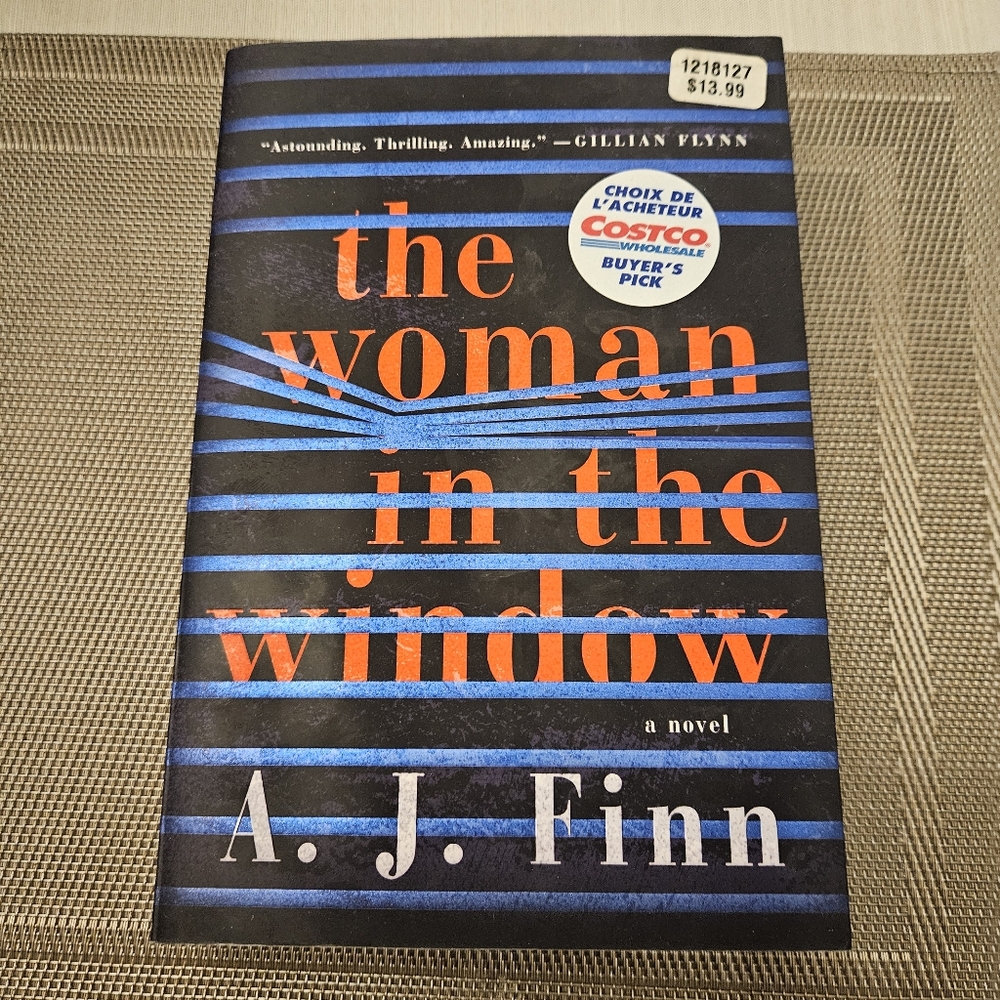 A. J. finn the Woman in the Window softcover book